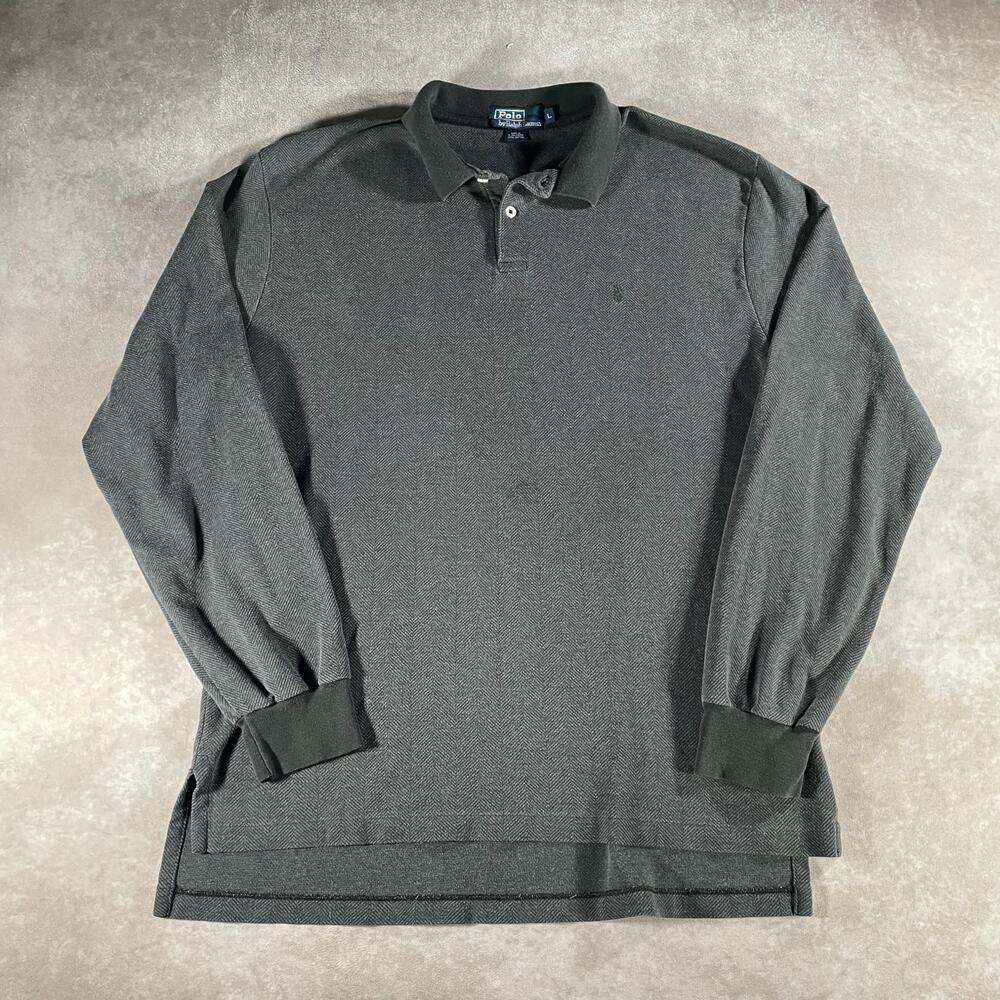 90’s Polo by Ralph Lauren Grey Pony Casual Large Button Up Large